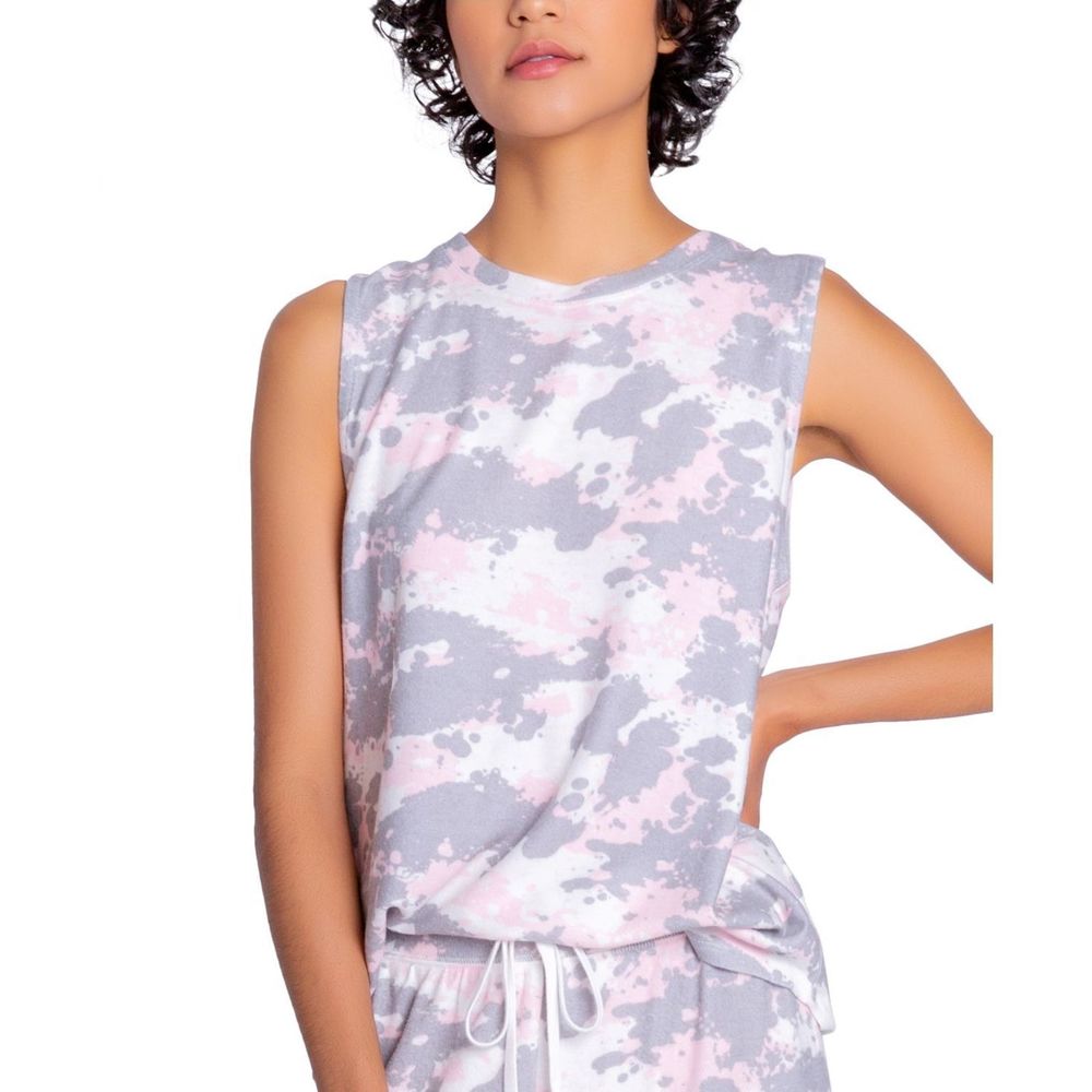 Insomniax Womens Peached Jersey Pajama Tank Top Only,1-Piece,Medium